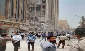 ریزش ساختمان تجاری ۱۰ طبقه در آبادان/ افزایش تعداد کشته‌ها و مصدومین حادثه ریزش ساختمان در آبادان/ 2۷ مصدوم و 5 کشته / ویدئو