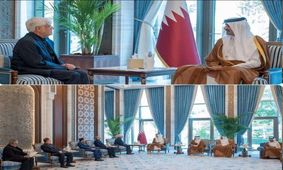 اولین دیدار رسمی معاون اول پزشکیان در خارج از کشور/ عارف با امیر قطر دیدار کرد

